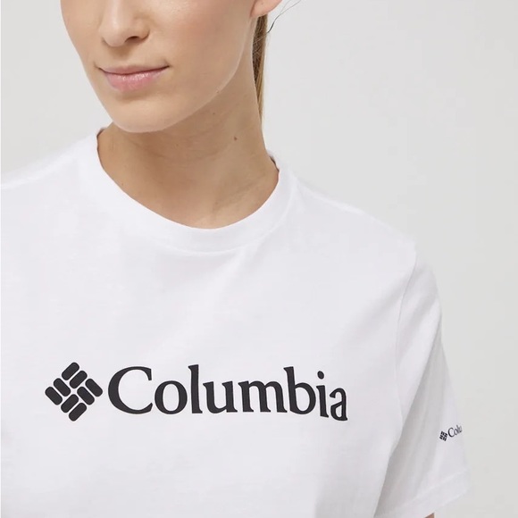 Columbia White cropped t-shirt in NWT - Picture 4 of 8